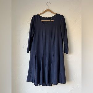 Club Monaco Navy Silk Dress